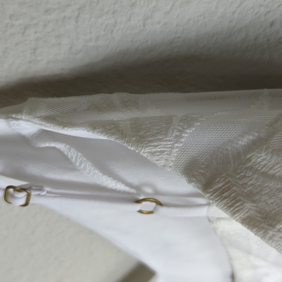 Show Me Your Mumu Claire Cut Out Dress Women's Small White Lace Midi Dre… - Picture 5 of 12